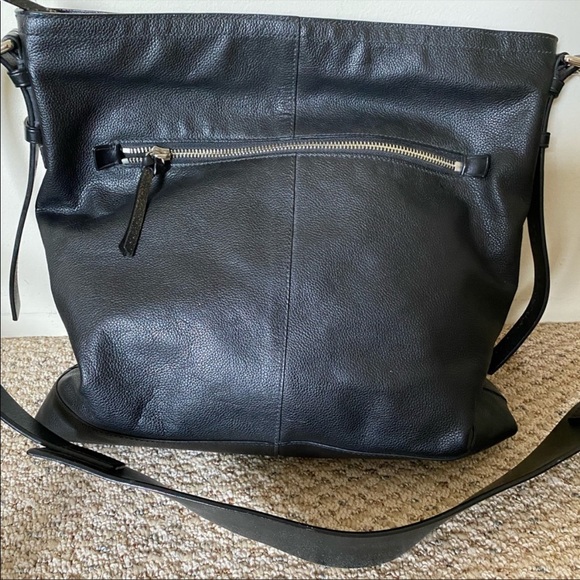 Black Leather Coach Bag - Picture 3 of 4